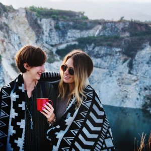 שמיכת צמר זוגית